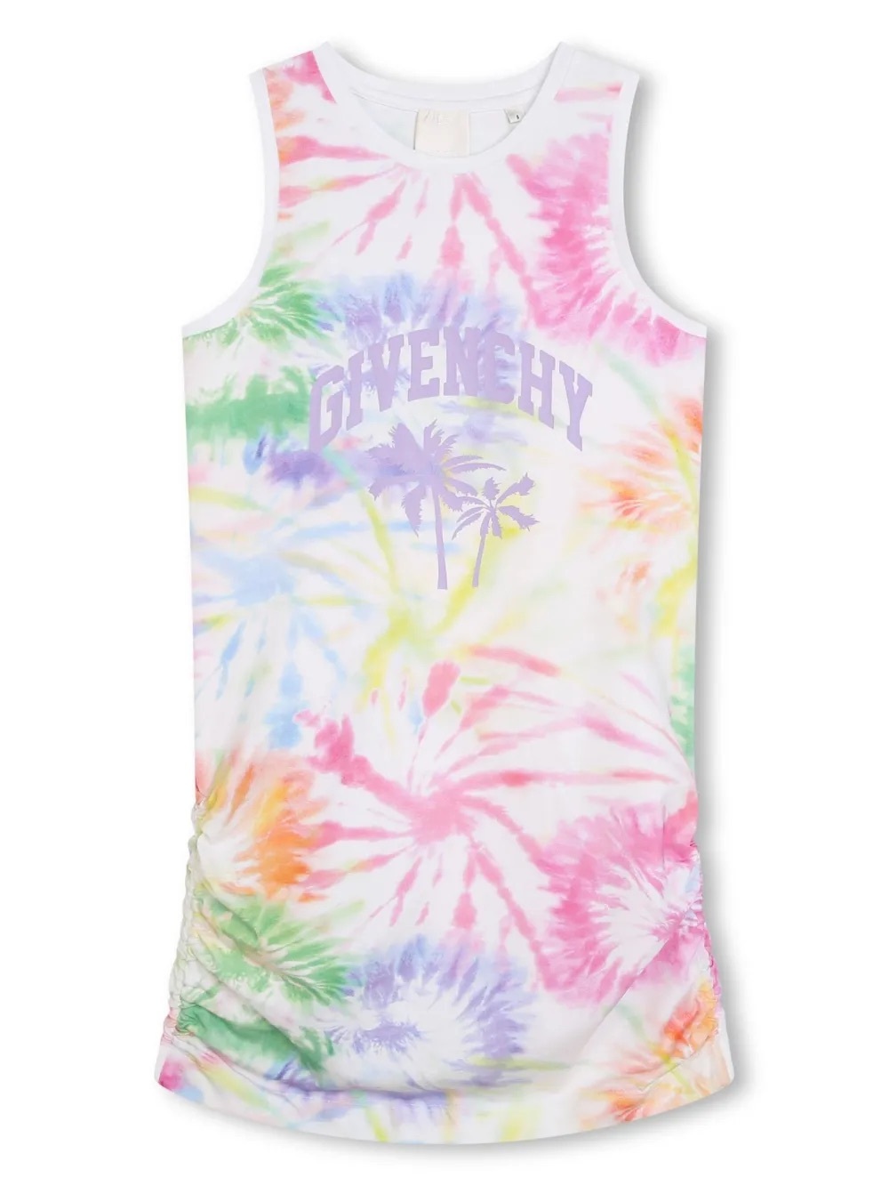 Givenchy Multicolor Pastel Tie-Dye Tank Dress
